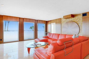 TV, fireplace, DVD player, stereo - Dog-Friendly Modern Condo w/ Great Views, Shared Pool & Private Patio (Palm Springs)