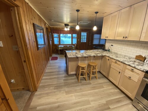 Tranquil cabin on High Lake and nestled in the Northern Highland National Forest