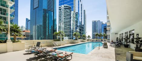 Indoor pool, outdoor pool