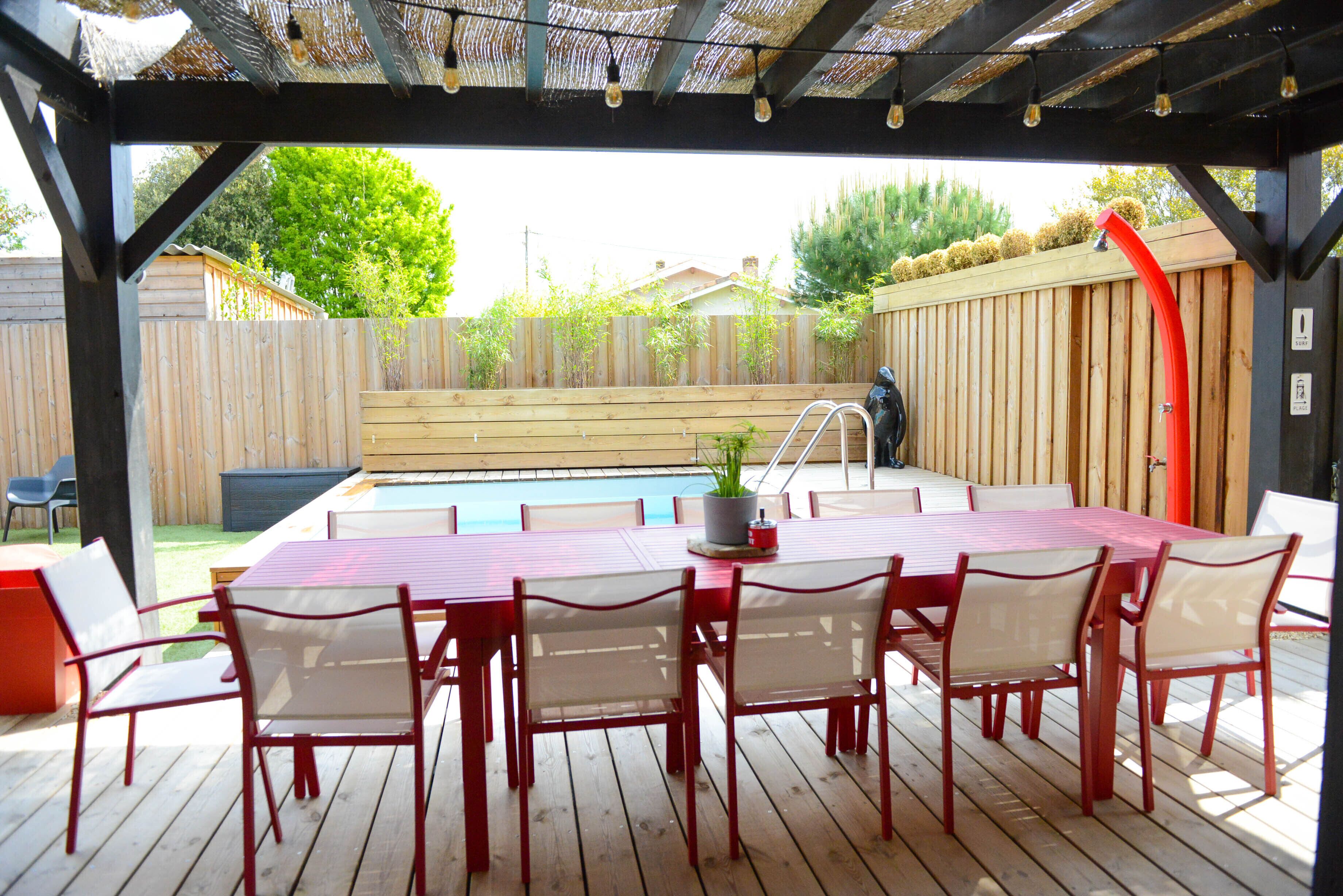 Loft  les 3  eaux, piscine  et SPA à 2 pas du bassin