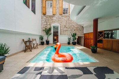 6th St Mansion w Indoor Pool + Walk to Everything