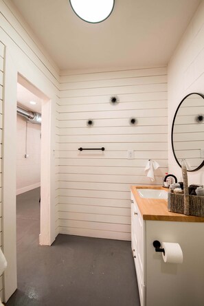Towels, soap, toilet paper