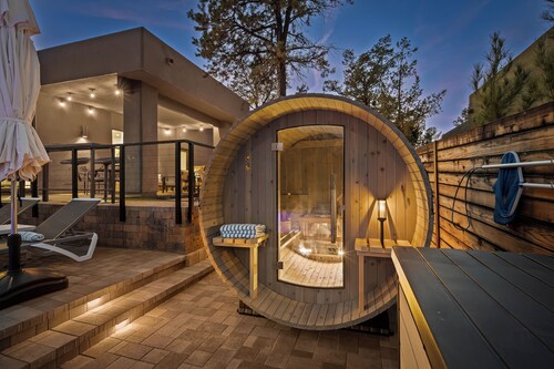 Sedona Dream Estate - 5BR Huge Pool/Spa/Firepit/Golf/Sauna