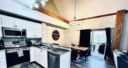 🖤Side by Side Ski in/out condos, 6 beds, 6 pullouts, 6 baths, two hottubs, A\C 🖤
