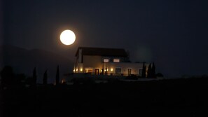Front of property - evening/night