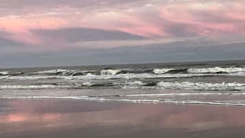 Sun-loungers, beach towels