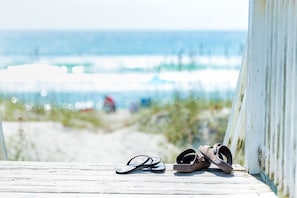 Sun loungers, beach towels