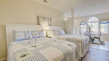 2 soveværelser, strygejern/strygebræt, gratis Wi-Fi, sengetøj