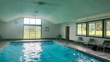 Indoor pool, outdoor pool