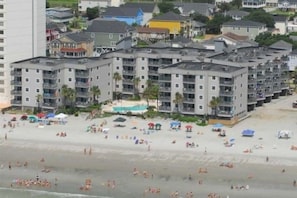 On the beach, sun-loungers - Great Location, Family Friendly.  Beach Front 3Bedroom 3Bath Sleeps 10 (Murrells Inlet)