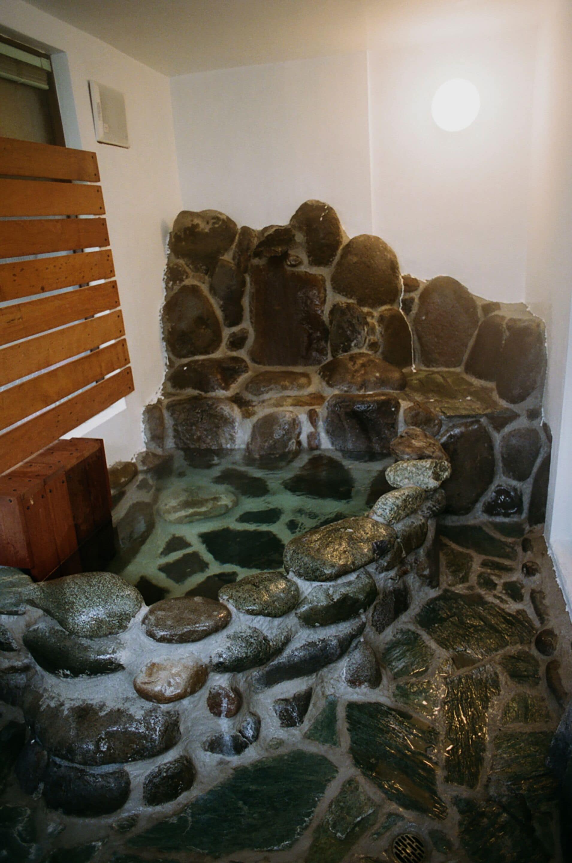 シャワー付き浴槽、温泉浴槽、バスアメニティ (無料)、ヘアドライヤー