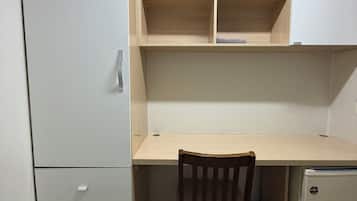 Desk, soundproofing, iron/ironing board, free WiFi