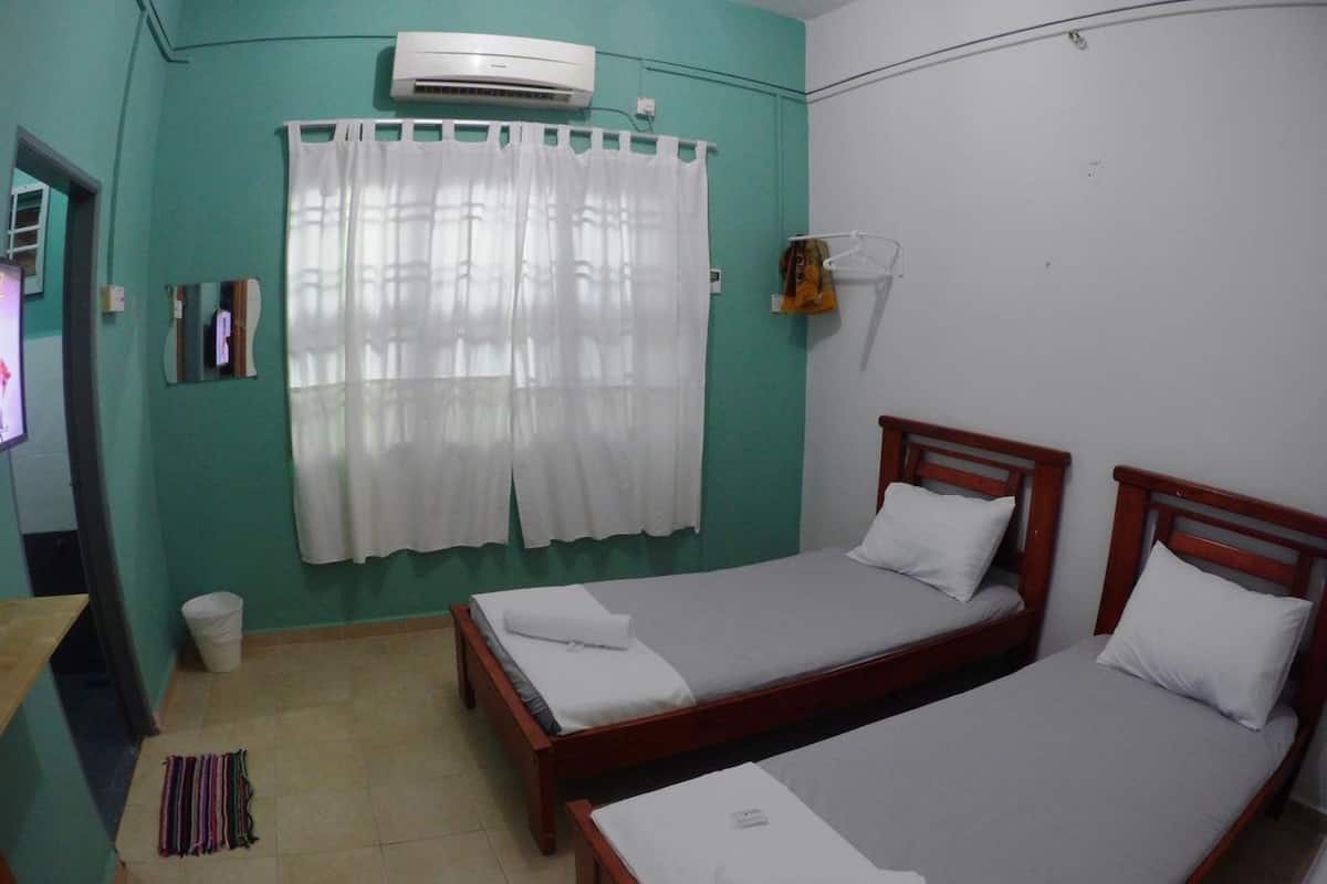 Deluxe Twin kamer | 1 slaapkamer, geluiddichte muren, gratis wifi, beddengoed