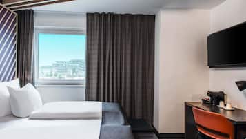 Premium-Doppelzimmer | Schreibtisch, schallisolierte Zimmer, kostenloses WLAN, Bettwäsche