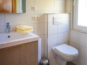 Douche, serviettes fournies