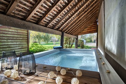 Crazy Villa Etisseaux (45) - Heated pool - Volley court - 1h30 Paris - 45p.