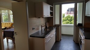 Kühlschrank, Ofen, Herdplatte, Geschirrspüler