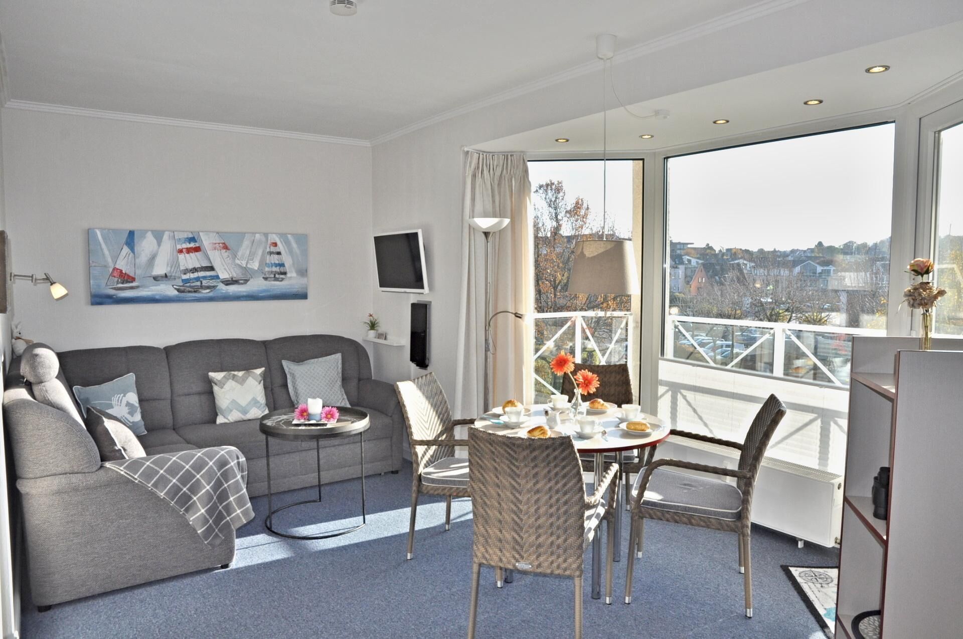 Panorama 15 - Beachfront apartment with harbor and Baltic Sea views