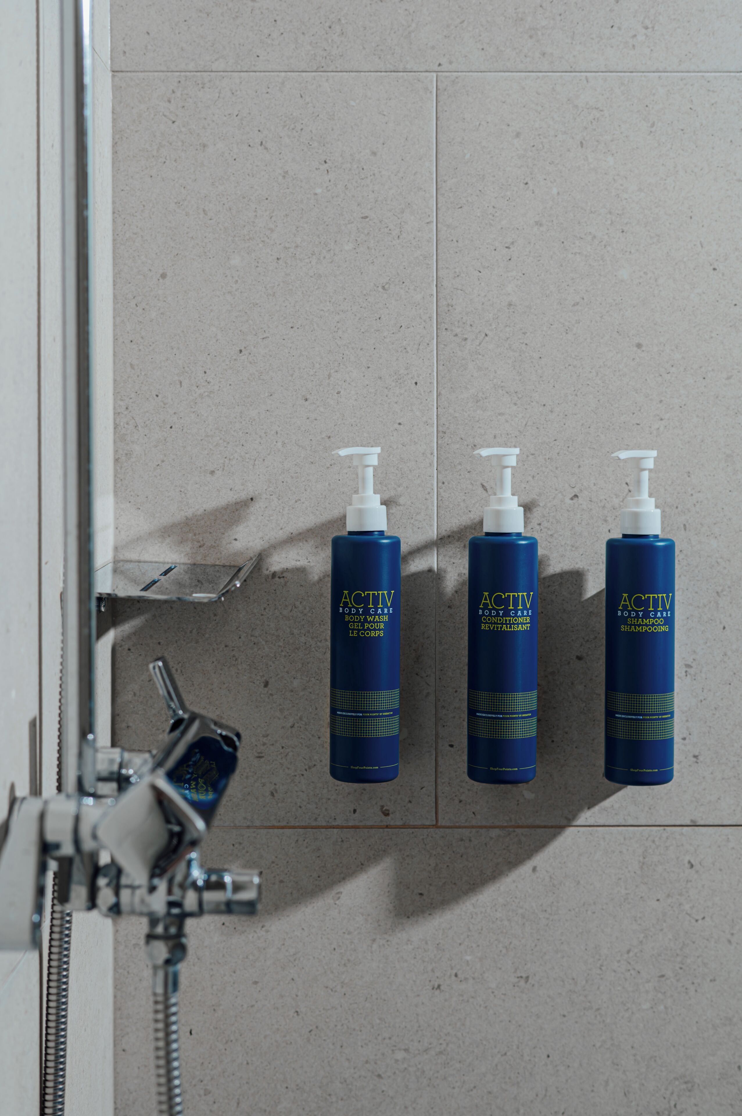 eco-friendly toiletries, hair dryer, bathrobes, slippers