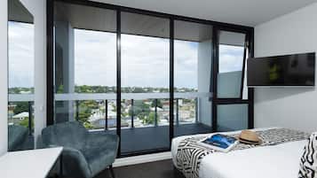 公寓, 1 間臥室, 海景 (Apartment) | 高級寢具、舒適加層、客房內保險箱、筆電工作空間