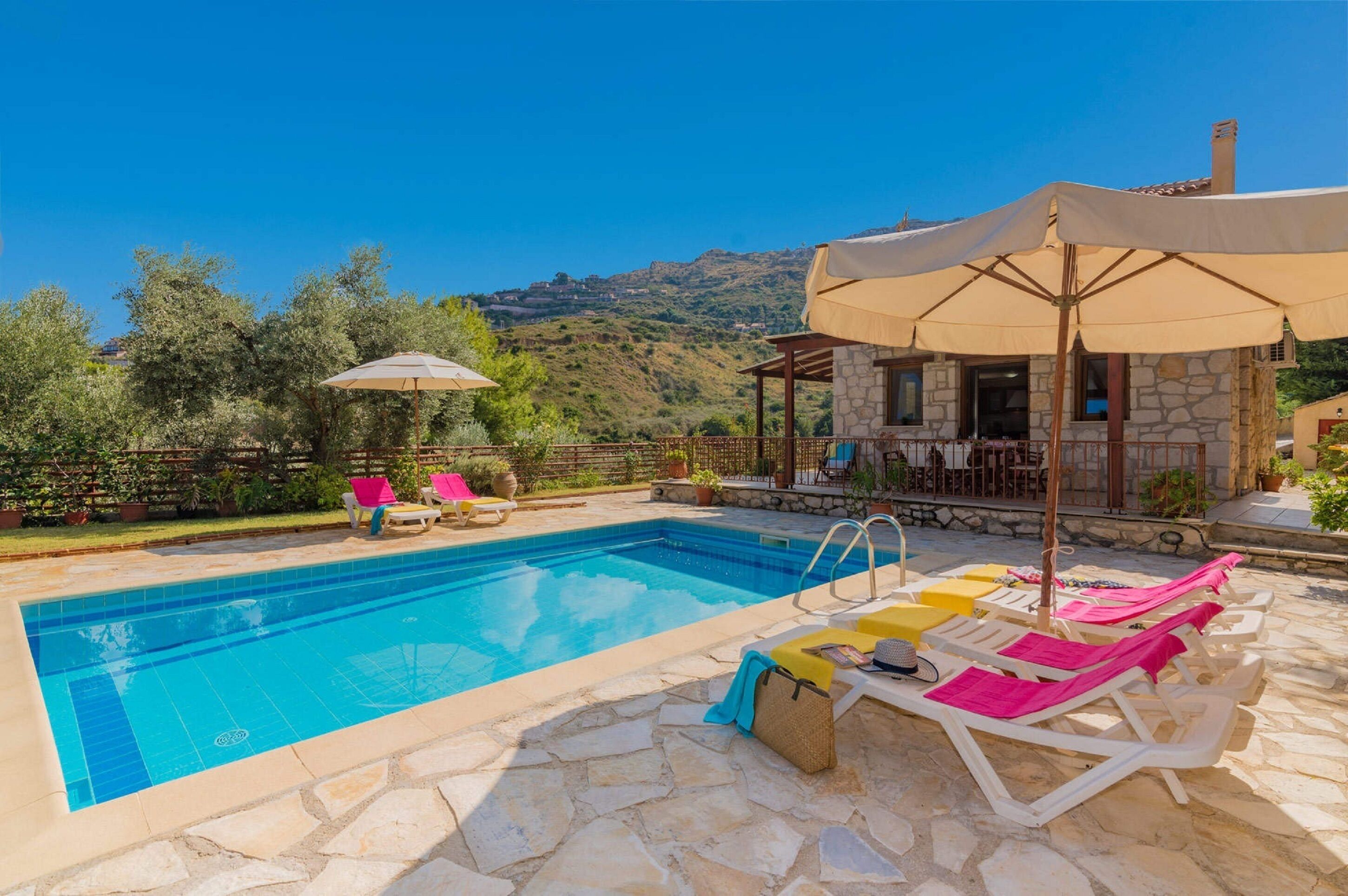Andon Villa Traditional  Sea view Villa with Private Pool in Zakynthos.