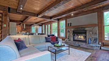 Smart-TV, Kamin, Videospiele, DVD-Player