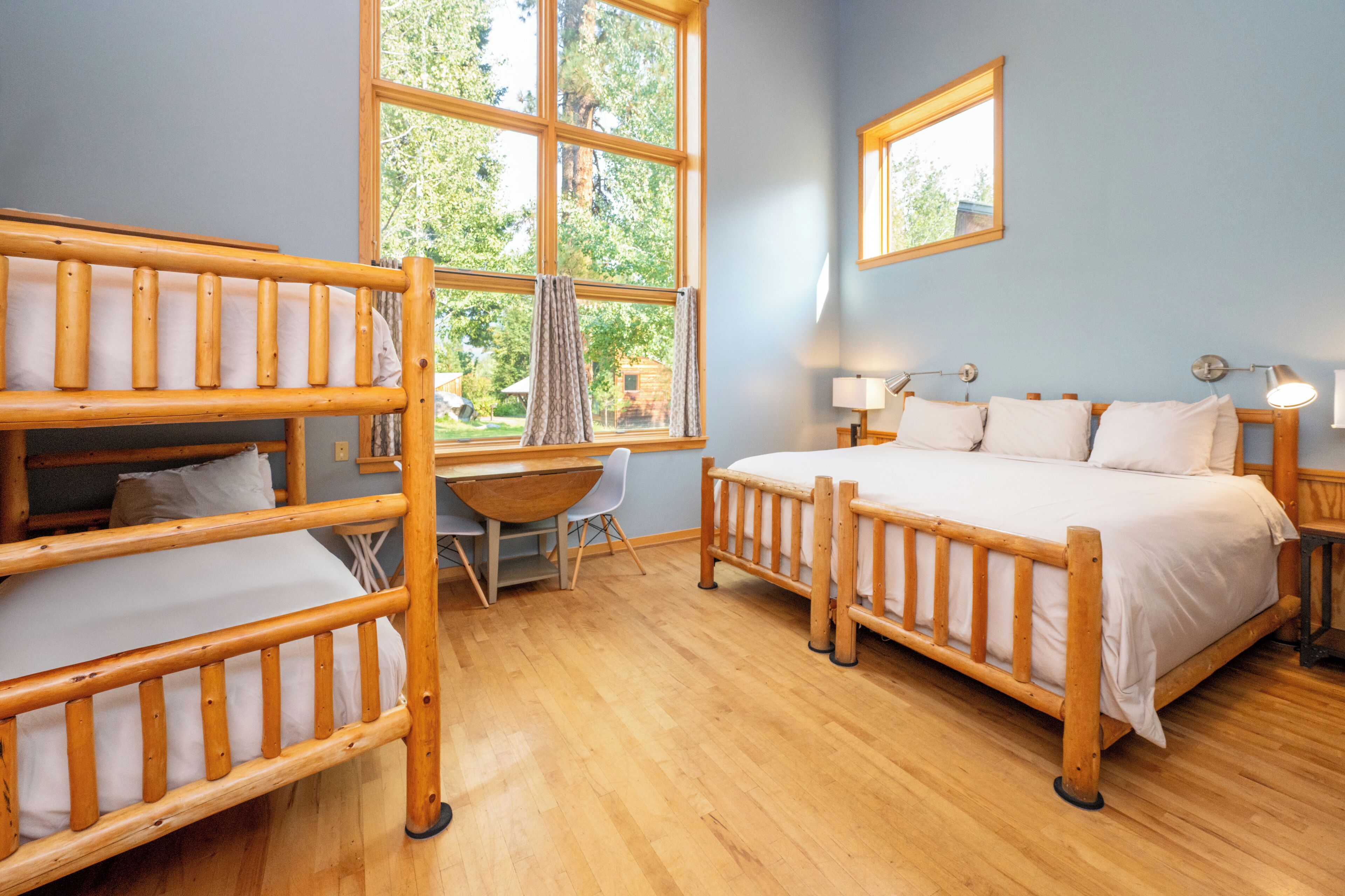 Cabaña | Escritorio, espacio para trabajar con laptop y wifi gratis 