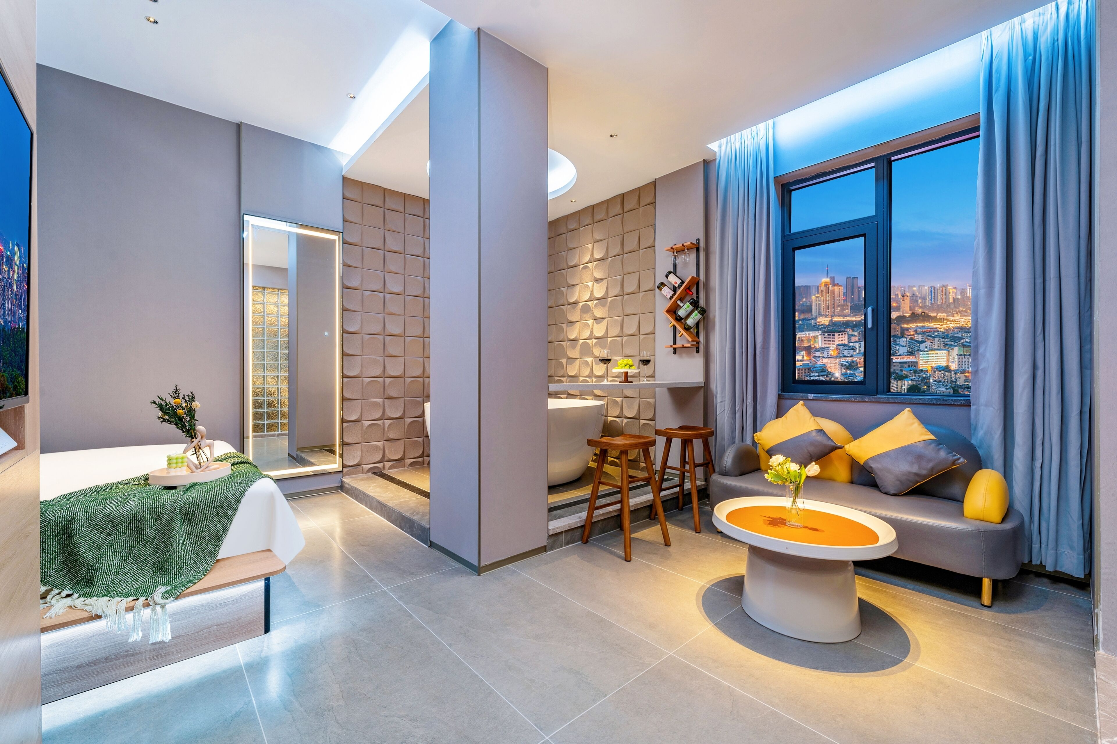 Rom – design, 1 kingsize-seng | Utsikt fra rommet