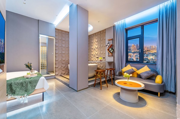 Habitación de diseñador, 1 cama King size | Vista desde la habitación