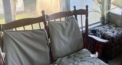 Three Mile Lake -WATERFRONT and completely Furnished lake house .