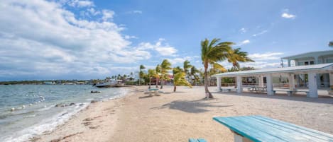 Beach | Beach nearby, sun-loungers