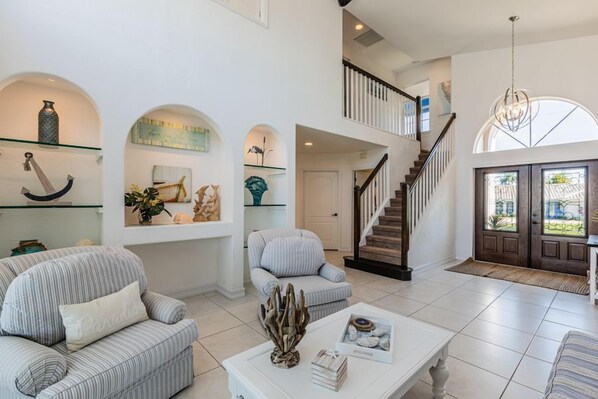 Interior - Lovely 2 story Spanish Colonial with pool and spa (Marco Island)