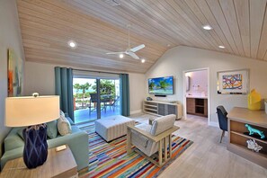 House, Multiple Beds, Private Pool, Ocean View | Living room - South Seas Homes of Distinction Beach Home 7 (Captiva)