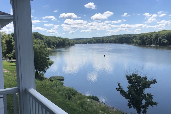 View from master deck overlooking river