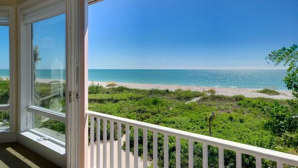 House, Multiple Beds, Private Pool, Ocean View | Balcony - South Seas Homes of Distinction Gulf Cottage 1101 (Captiva)