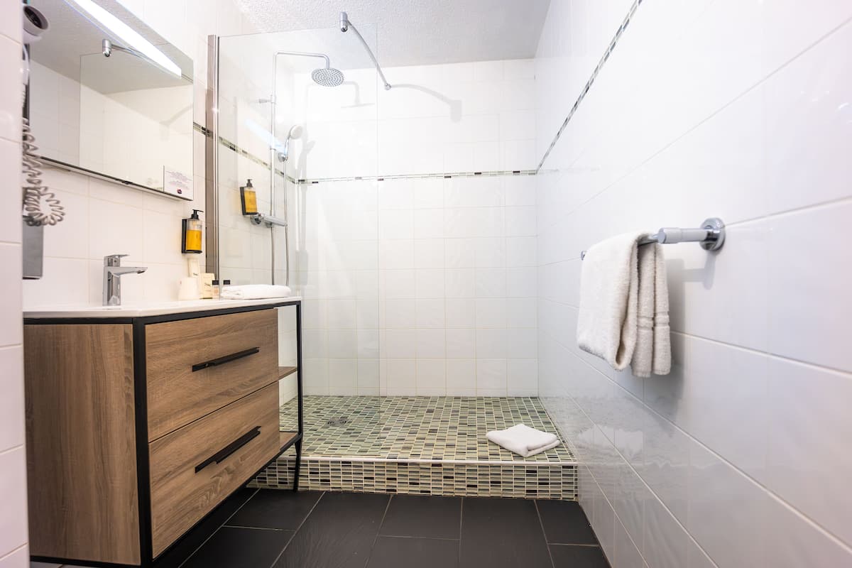 classic room | bathroom | free toiletries, hair dryer, towels