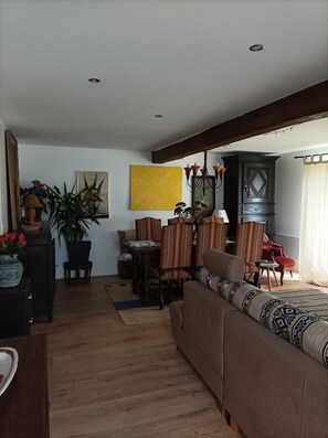 Living area - Rustic cottage (DONNEMAIN ST MAMES)