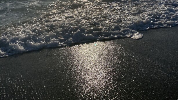 On the beach
