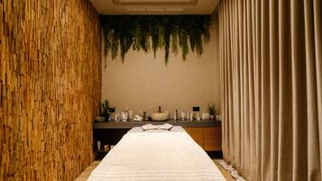 Body treatments, body scrubs, facials, manicures and pedicures