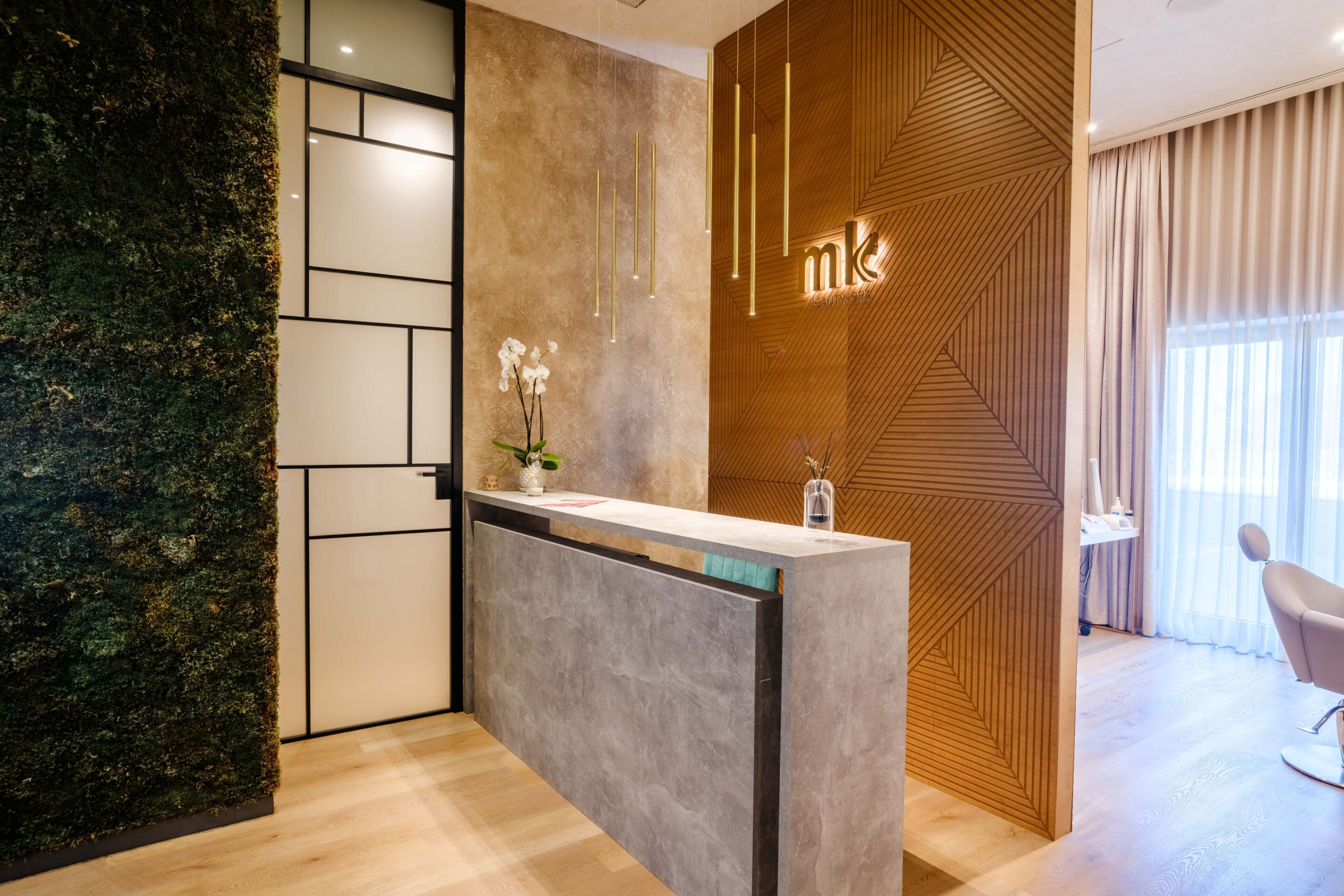 Body treatments, body scrubs, facials, manicures and pedicures