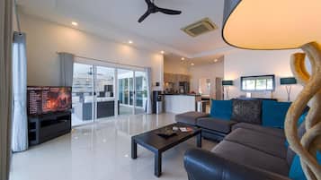 Family Villa | Living area | LCD TV