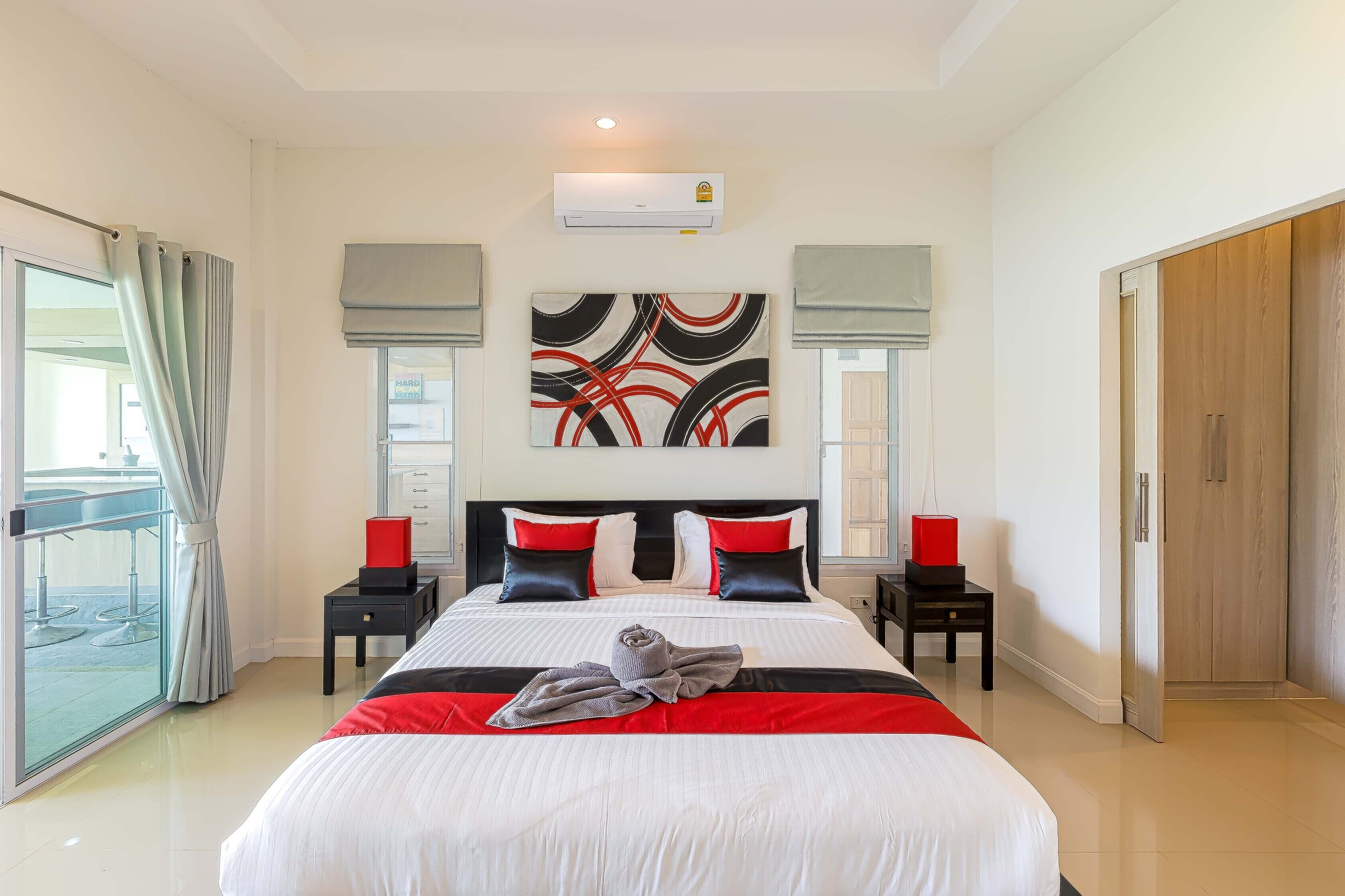 Villa familiare | 3 camere, una scrivania, Wi-Fi gratuito, lenzuola