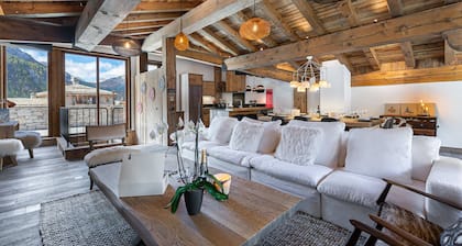Quiet duplex with parking and WiFi in Val d'Isère