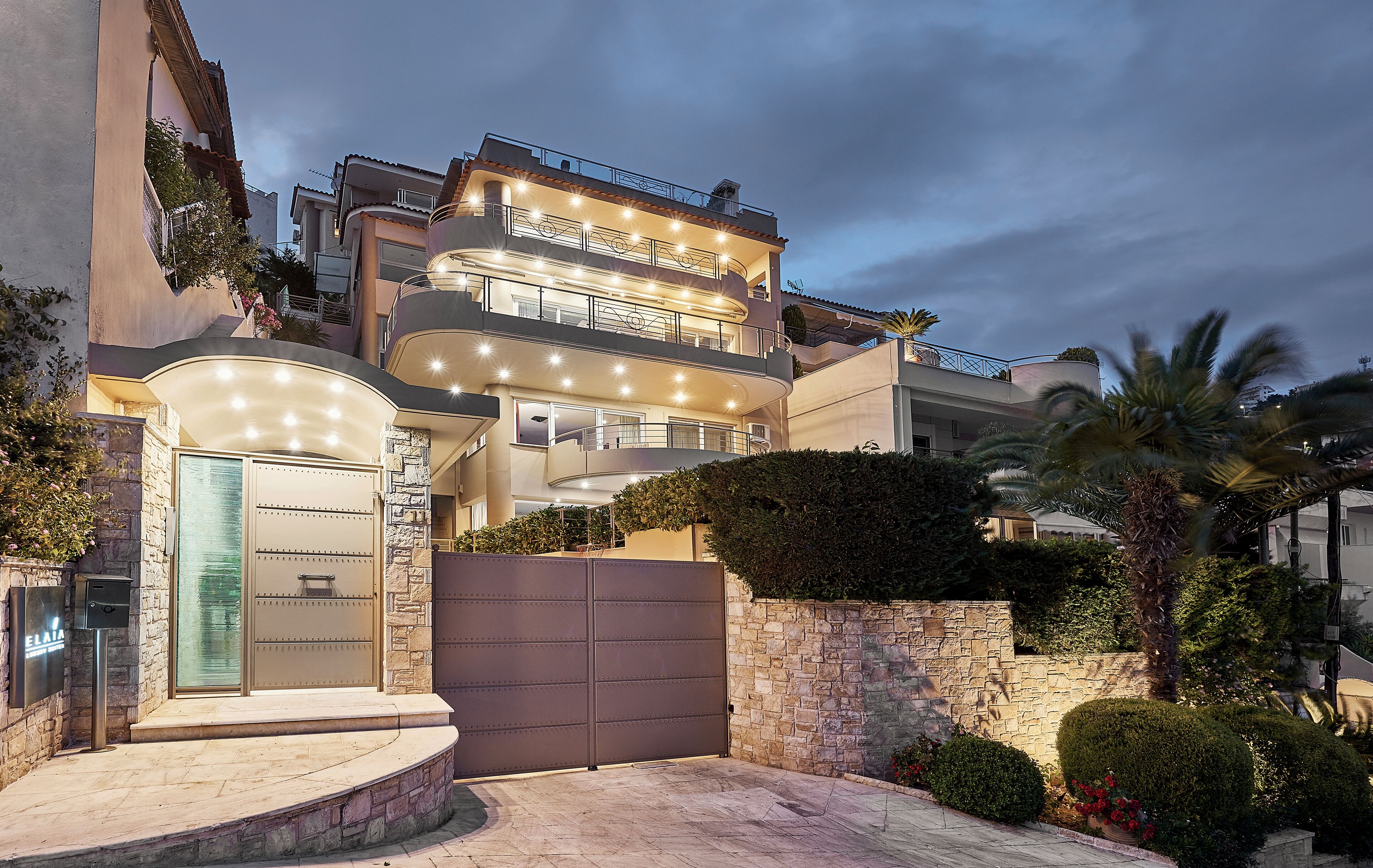 Façade de l’hébergement