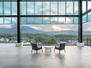 Vue sur les montagnes