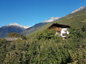 Exterior - Spacious Apartment “Lafreid Algund” near Merano with Mountain View, Wi-Fi & Garden (Algund)