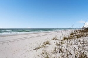 On the beach