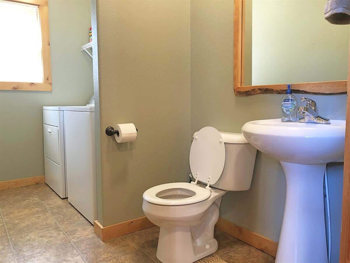 Main floor half bathroom 