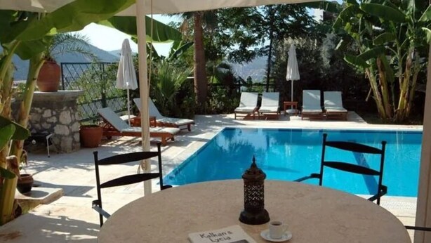 Outdoor pool - Luxury Spacious, Very Private Villa With own Pool and sea Views (Antalya)