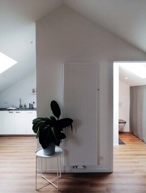 Apartamento, 1 habitación, terraza, vistas al jardín | Interior